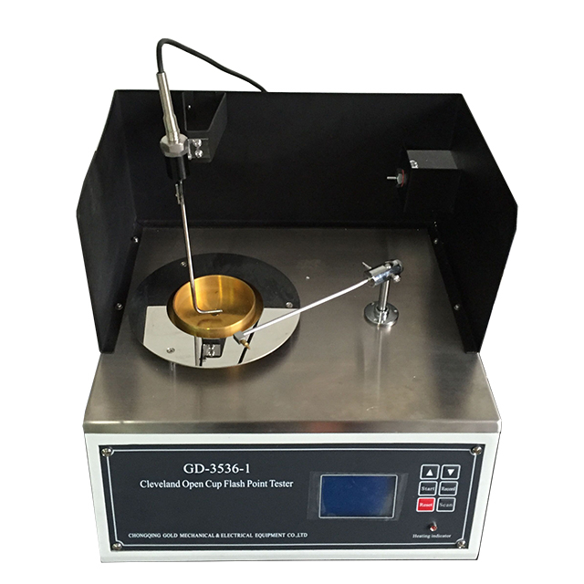 GD-3536-1 Semi-otomatis Cleveland Open Cup Flash Point Tester