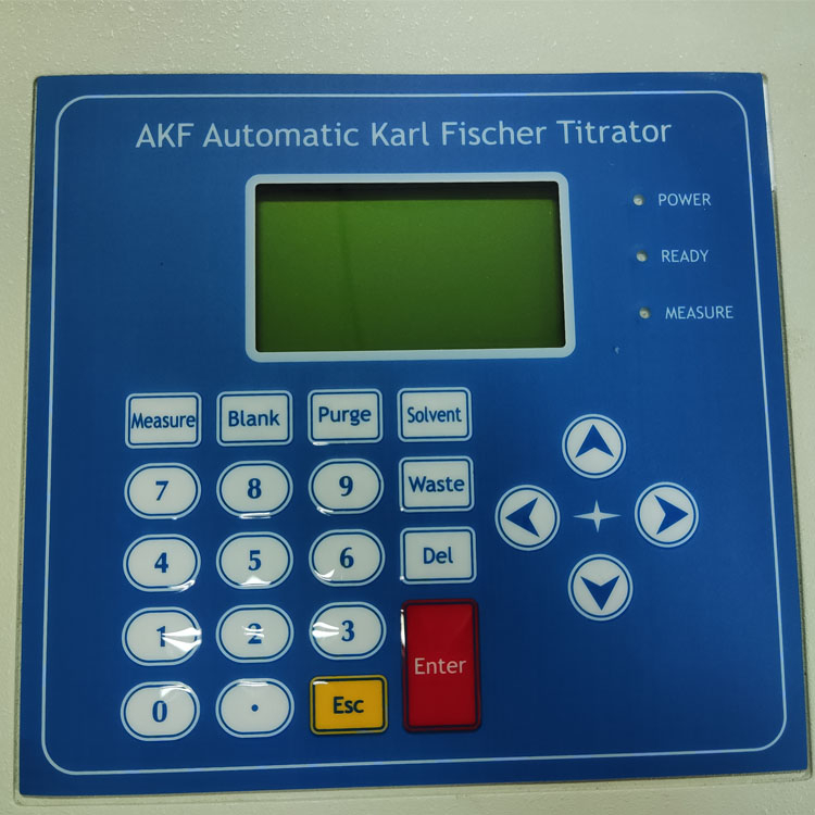 Karl Fischer Otomatis Volumetrik Kadar Air Titrator Moisture Analyzer 0,001%-100%