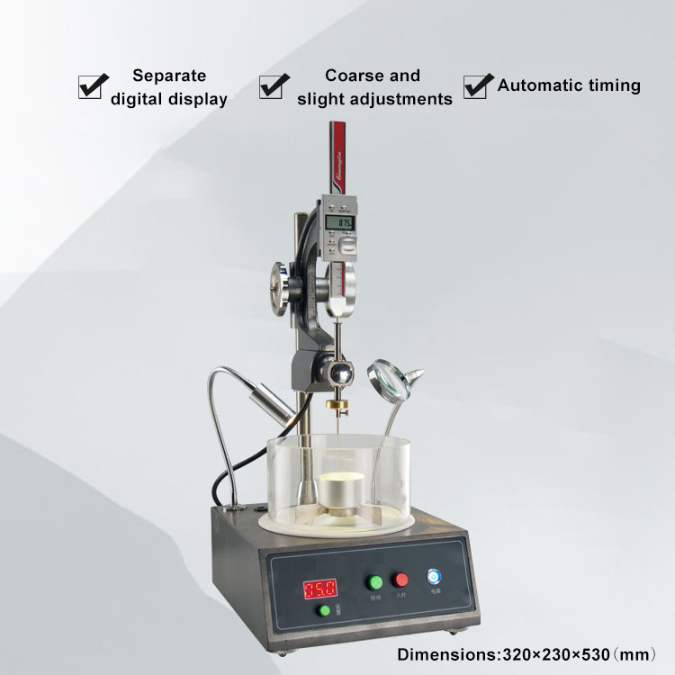 Penetrometer otomatis digital untuk bitumen 