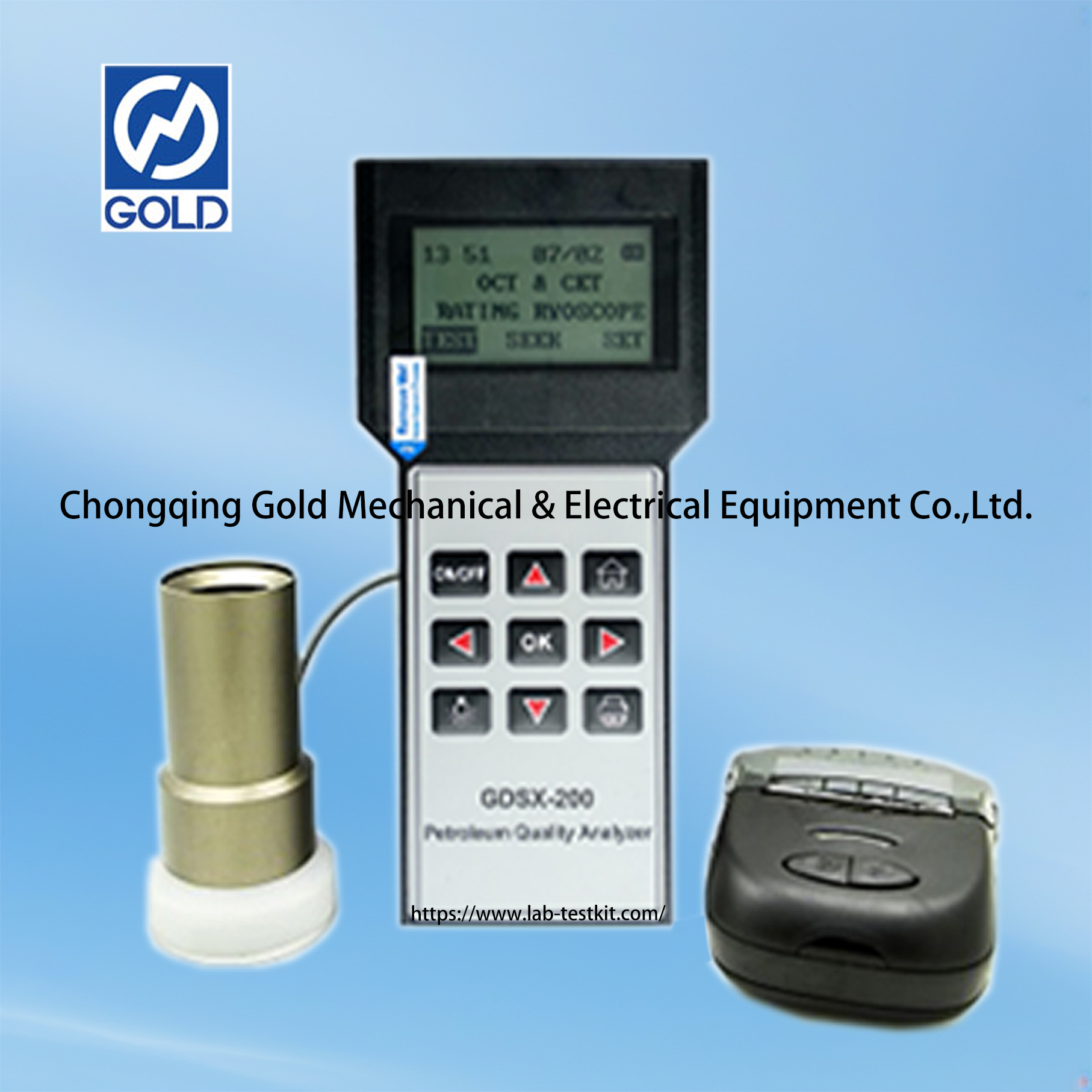 ASTM D2699 Portable Gasoline Octane Number dan Diesel Cetane Number Analyzer ASTM D4737