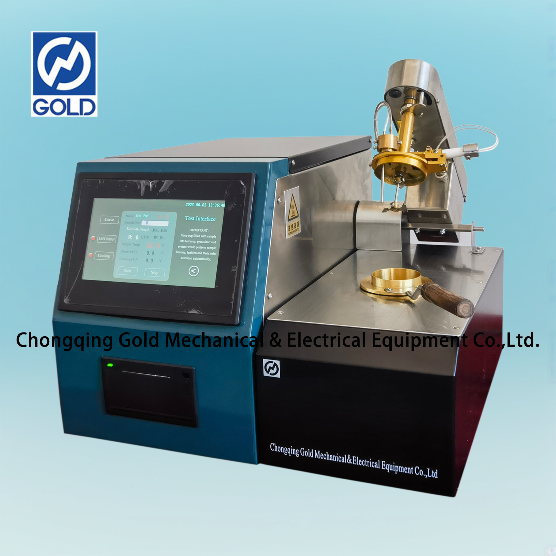 ASTM D56 Penguji Titik Nyala Tertutup Otomatis (Metode Piala Tertutup Tag)