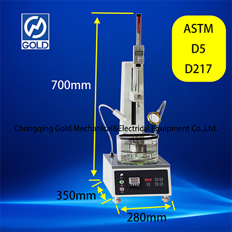 Retrometer Otomatis ASTM D5 Indeks Kekerasan Mesin Pengujian Aspal