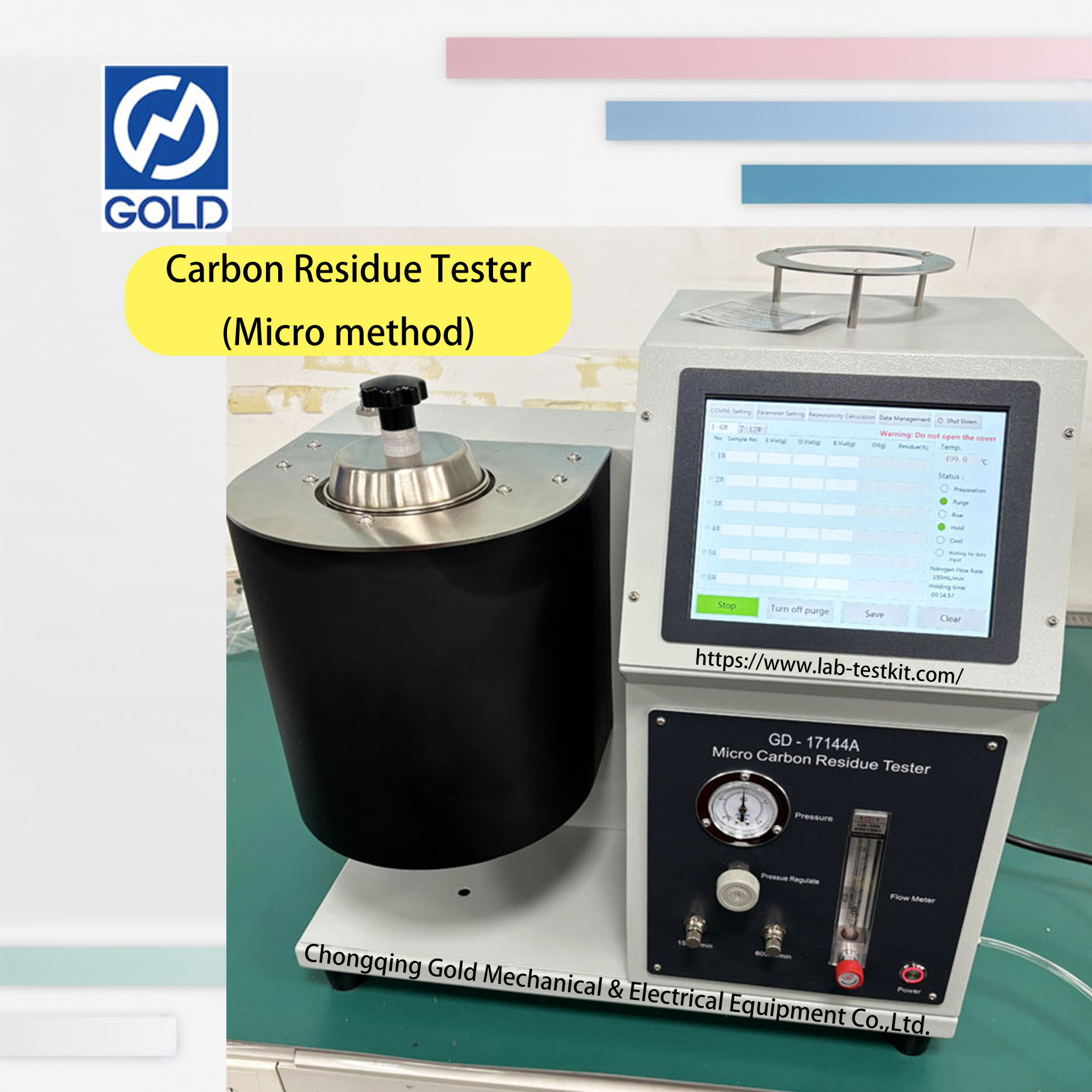 Produk Minyak Tester Residu Karbon (Micromethod)