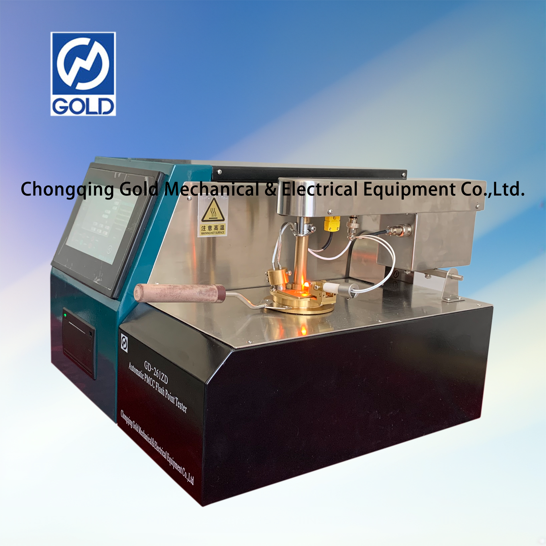 Otomatis COC Flash Point Tester ASTM D92