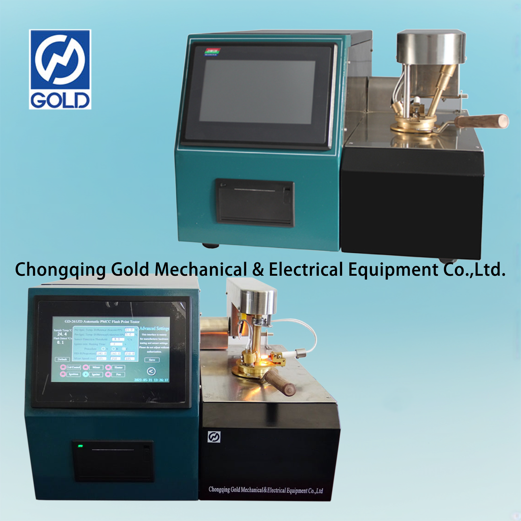 ASTM D56 Penguji Titik Nyala Tertutup Otomatis (Metode Piala Tertutup Tag)